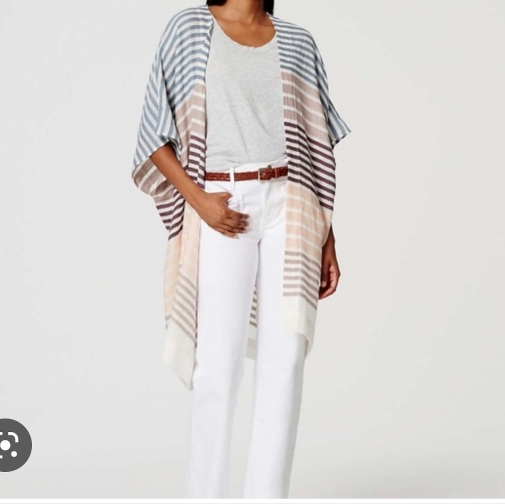 Loft Striped Kimono